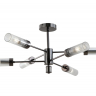 Люстра на штанге с лампочками iLamp 15609-6 AN+CL+Lamps 