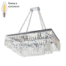 Люстра подвесная с лампочками DIVINARE 3001/02 SP-15+Lamps 