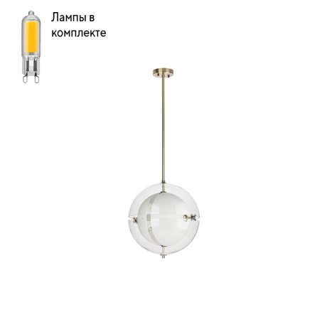 Светильник подвесной с Led лампочками в комплекте Lightstar 816043+Lamps 
