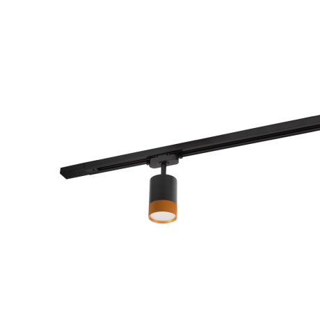 Однофазный LED светильник 7W 3000К для трека Denkirs DK6405-BG 