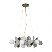 Люстра подвесная с Led лампочками в комплекте LOFT IT 10008/700 Grey+Lamps