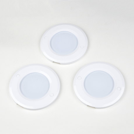 Мебельный диммируемый светодиодный светильник с датчиком движения Uniel ULM-F40-6W/4200K/DIM SENSOR IP20 WHITE (UL-00002887) 3 штуки в комплекте 