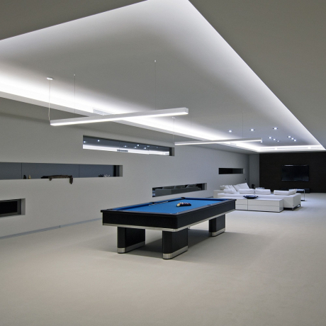 Линейный подвесной светильник 128см 25Вт 6500К матовое серебро Elektrostandard 101-200-30-128 a041497