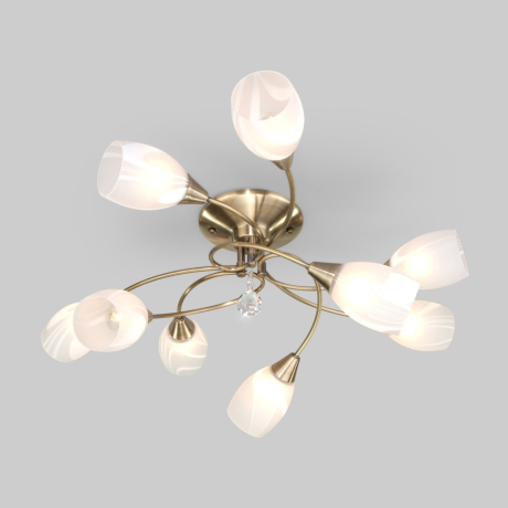 Люстра потолочная Eurosvet Virginia 2275/9 античная бронза (55496) 