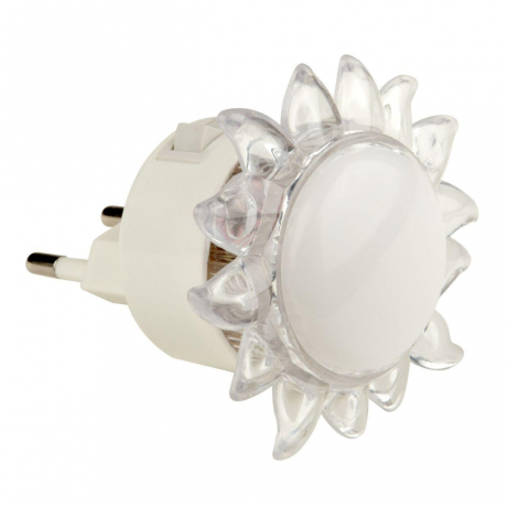 Светильник-ночник (10322) Uniel Детская серия DTL-308-Подсолнух/RGB/4LED/0,5W 