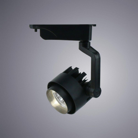 Однофазный LED светильник 10W 4000К для трека Arte Lamp Vigile A1610PL-1BK