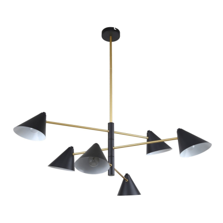 Люстра на штанге F-Promo Trikoniya с поддержкой Алиса 3089-6P-A 