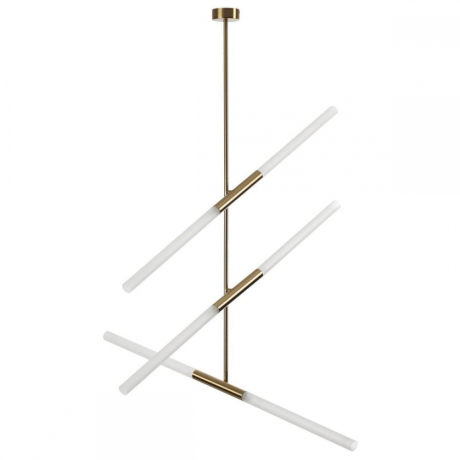 Люстра на штанге со светодиодными лампочками G9, комплект от Lustrof. №303976-647437