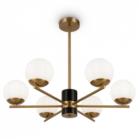 Люстра на штанге Freya Marble FR5230PL-06BS 