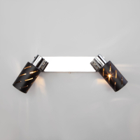 Спот Eurosvet Fente 20090/2 черный/хром (a050199)