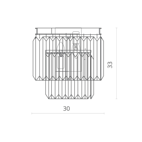 Бра со светодиодными лампочками E14, комплект от Lustrof. №132624-622738 