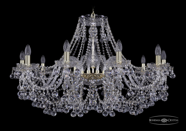 1409/10/360/G Подвесная люстра Bohemia Ivele Crystal 