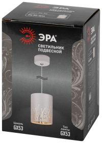 Подвесной светильник Эра PL30 WH цоколь GX53 белый (Б0061409)