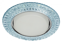 Встраиваемый светильник c LED подсветкой Эра DK LD26 BL/WH (Б0029639)