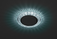 Встраиваемый светильник c LED подсветкой Эра DK LD26 BL/WH (Б0029639)