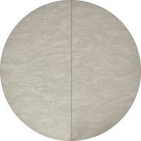 Стол Rudolf круглый раскладной 100-130x100x75см, Бетон слюда, чёрный Bradex Home RF 0302