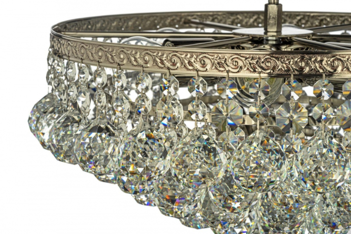 Люстра потолочная с Led лампочками в комплекте Arti Lampadari Castellana E 1.3.38.501 N+Lamps 