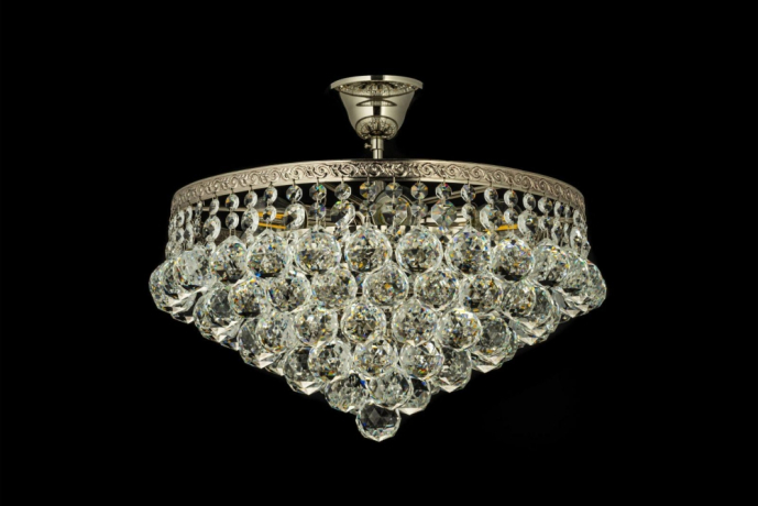 Люстра потолочная с Led лампочками в комплекте Arti Lampadari Castellana E 1.3.38.501 N+Lamps 