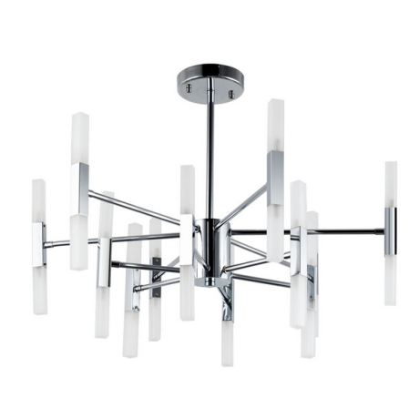 Люстра на штанге в гостинную, в комплекте с 24 LED лампами. Комплект от Lustrof №257659-704352 