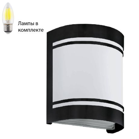 Уличный архитектурный светильник с лампочкой Eglo 99565+Lamps