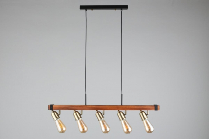 Светильник с поддержкой Алисы подвесной Omnilux OML-94613-05-A 