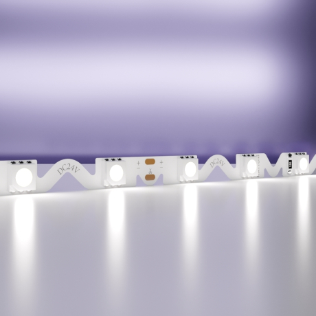 5м. Светодиодная лента холодного цвета 6000К, 12W, 24V, 60LED, IP20 Led strip 20046 