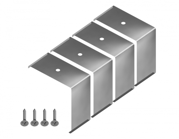 6шт. Крепление для алюминиевого профиля GP2100,GP2150 Ambrella light ILLUMINATION Alum GP8462 