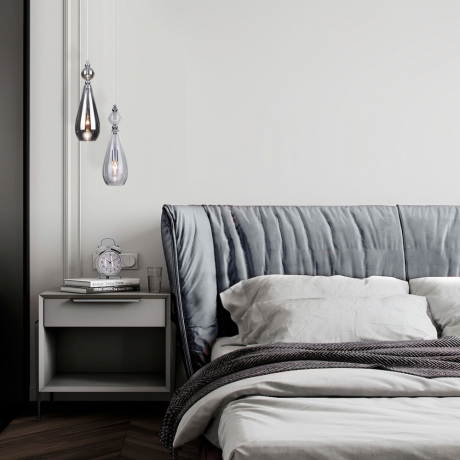 Подвесной светильник Eurosvet Ilario 50202/1 дымчатый 