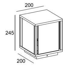 Наземный низкий светильник Lucide Claire 27883/25/30
