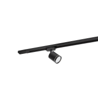 Однофазный LED светильник 9W 3000К для трека Denkirs DK6401-BK
