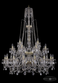 1411/16+8+4/400/XL-150/2d/G Подвесная люстра Bohemia Ivele Crystal