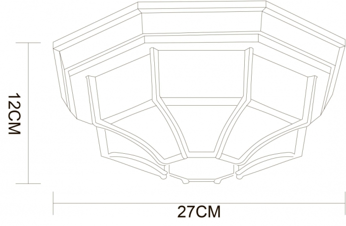 Уличный светильник Arte Lamp Pegasus A3121PF-1WG