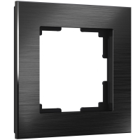 Рамка на 1 пост (черный алюминий) Aluminium Werkel W0011708