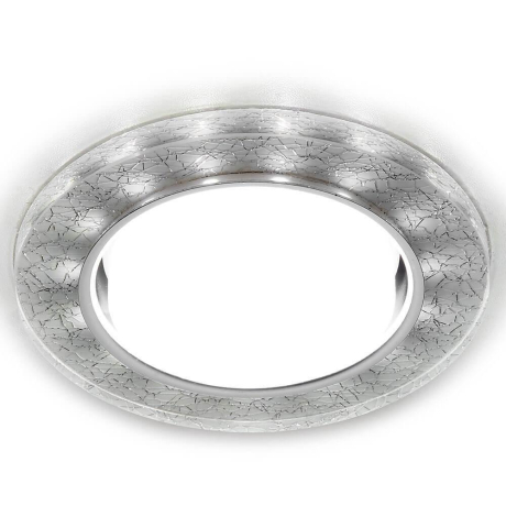 Встраиваемый светильник с лампочкой Ambrella light G248 W/CH+Lamps 