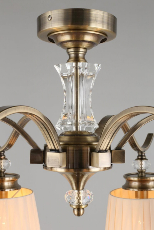 Люстра потолочная со светодиодными лампочками E14, комплект от Lustrof. №240684-656560 