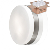 Потолочный светильник с лампочкой Odeon Light Presto 2405/1C+Lamps E14 P45