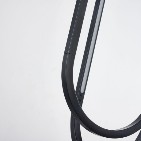 Подвесной светодиодный светильник черного цвета 7W 4000Кот GETOGAZOV FAMILY 