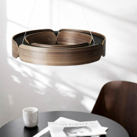 Подвесной кольцевой светильник Range 1 D70 Black walnut ImperiumLoft RANGE01 (195534-26)