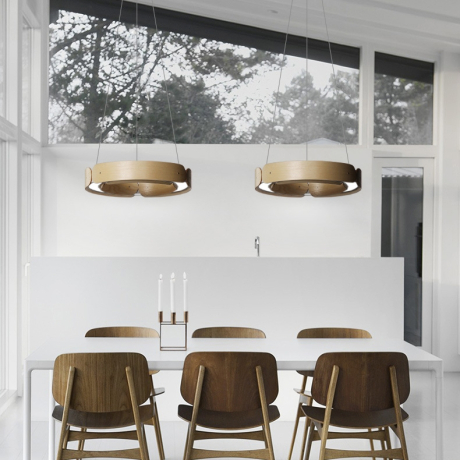 Подвесной кольцевой светильник Range 1 D70 Black walnut ImperiumLoft RANGE01 (195534-26) 