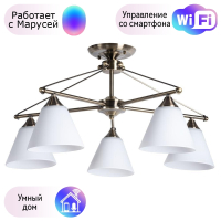 Люстра потолочная Arte Lamp Copter с поддержкой Маруся A3208PL-5AB-М
