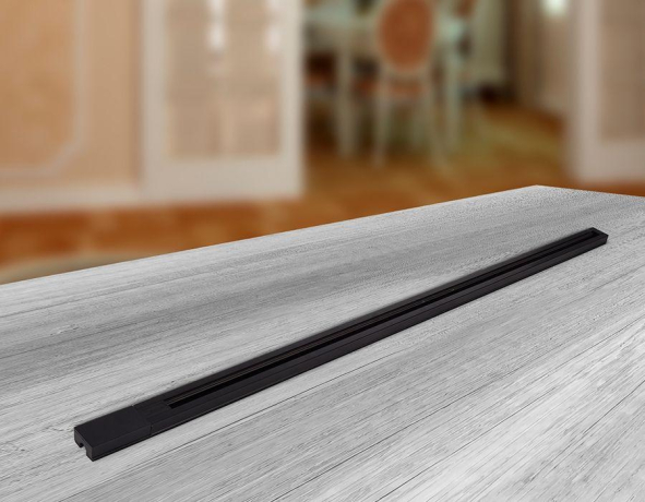 1м. Однофазный шинопровод Ambrella light Track System GL7002 BK 