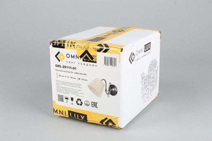 Бра с лампочкой Omnilux OML-29111-01+Lamps 