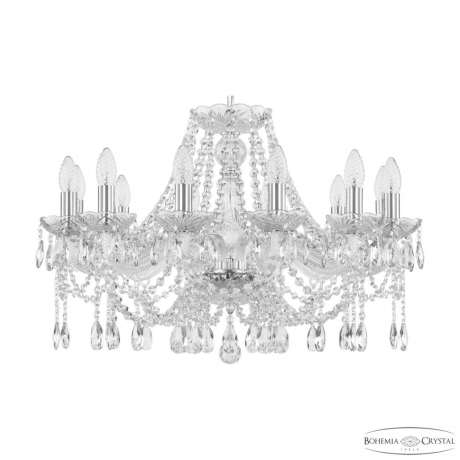 Подвесная люстра Bohemia Ivele Crystal 107 107/12/240 Ni 