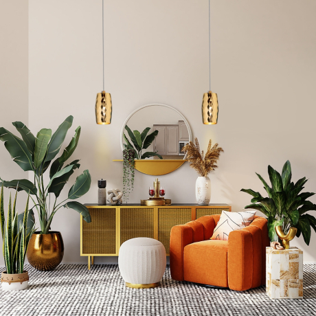 Подвесной светильник Eurosvet Bonaldo 50246/1 LED золото 