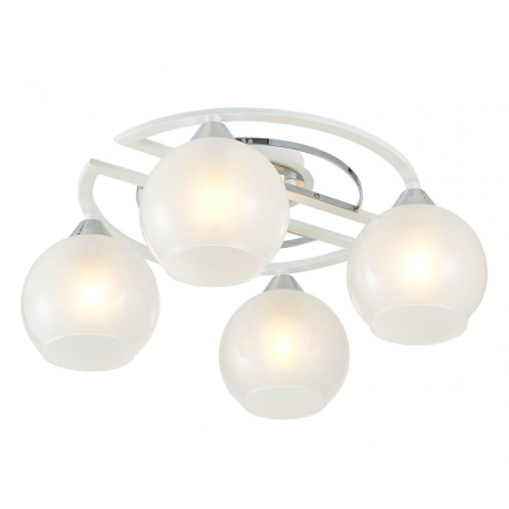 Люстра потолочная Citilux Отто CL121140 Белый+Хром 