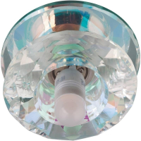 Нарушена упаковка.  <184741> Встраиваемый светильник с LED подсветкой Fametto Luciole DLS-L117 G9 GLASSY-RAINBOW (10744) DLS-L117 G9 GLASSY/RAINBOW