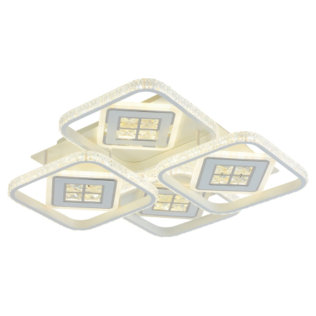 Светодиодная диммируемая люстра с ПДУ Profit Light 8051/4 WHT A 224W 