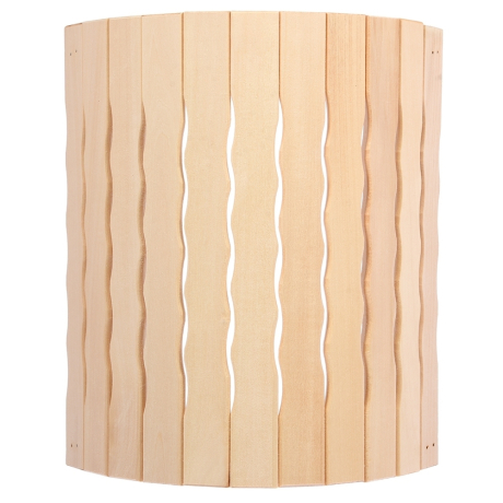 Витринный образец!  <296980> Абажур «Волна» угловой, липа, 26*10*31 см ''Банные штучки'' 32319