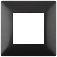 Нарушена упаковка.  <169352> Рамка на 1 пост (антрацит) Эра Elegance 14-5001-05 () Б0034385