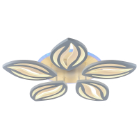 Светодиодная люстра с ПДУ Profit Light 8021/5 WHT 100W+7W RGB